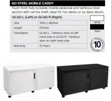 Go Steel Mobile Caddy Range And Specifications